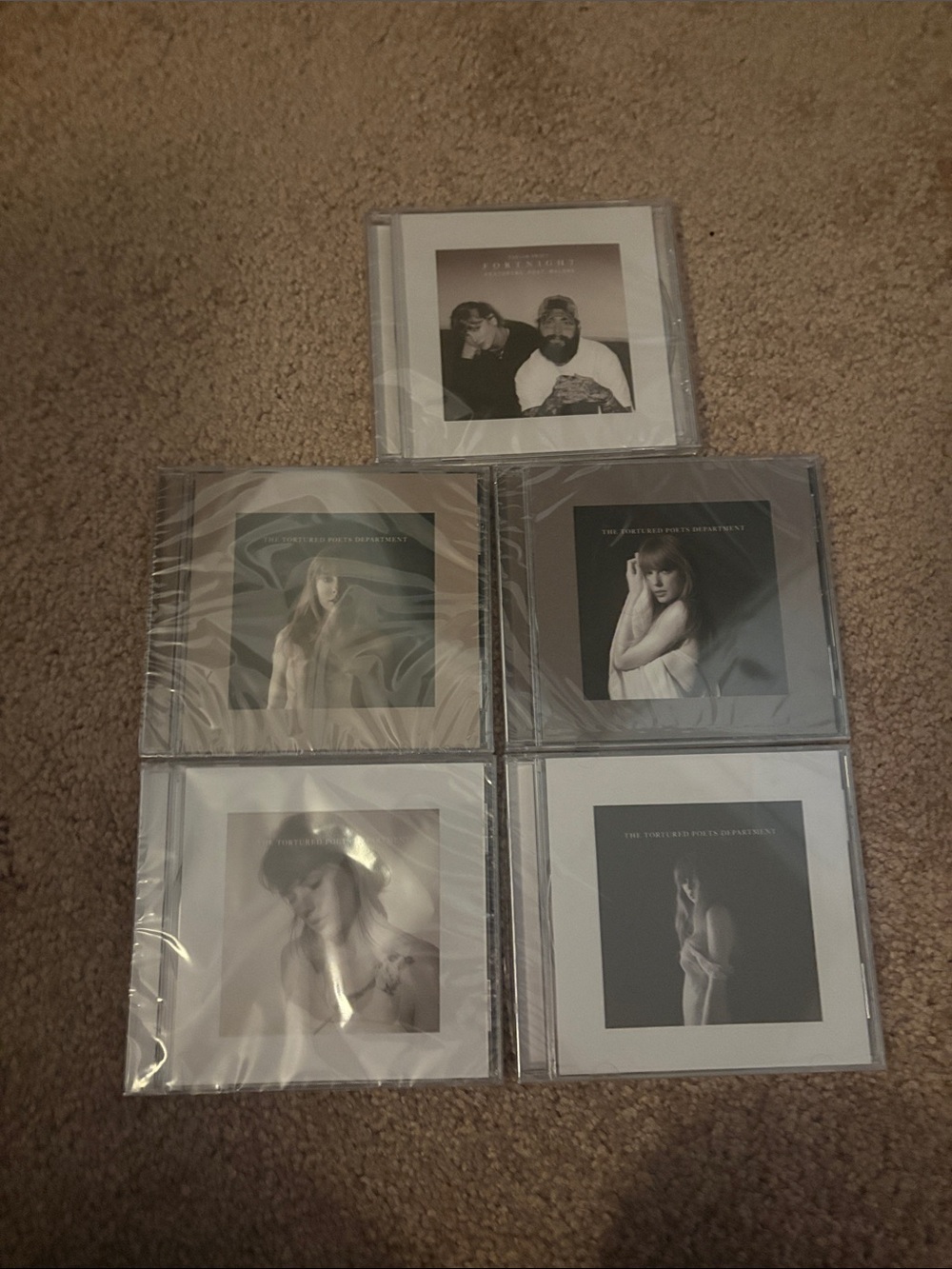 Taylor swift ttpd cd collection